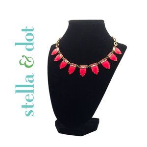 Stella & Dot HOT PINK Eye Candy Statement Necklace!